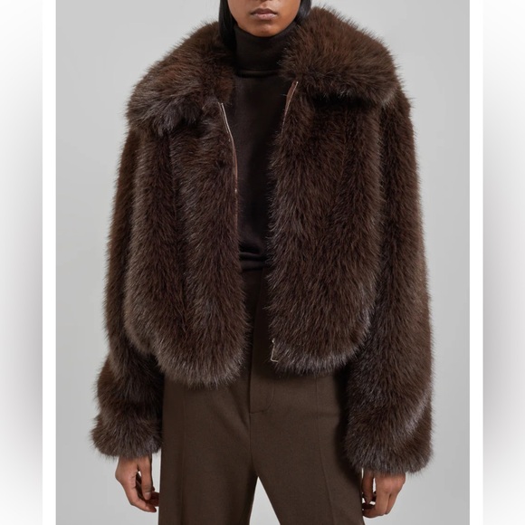 The Frankie Shop Jackets & Blazers - The Frankie Shop Hope Faux Fur Jacket